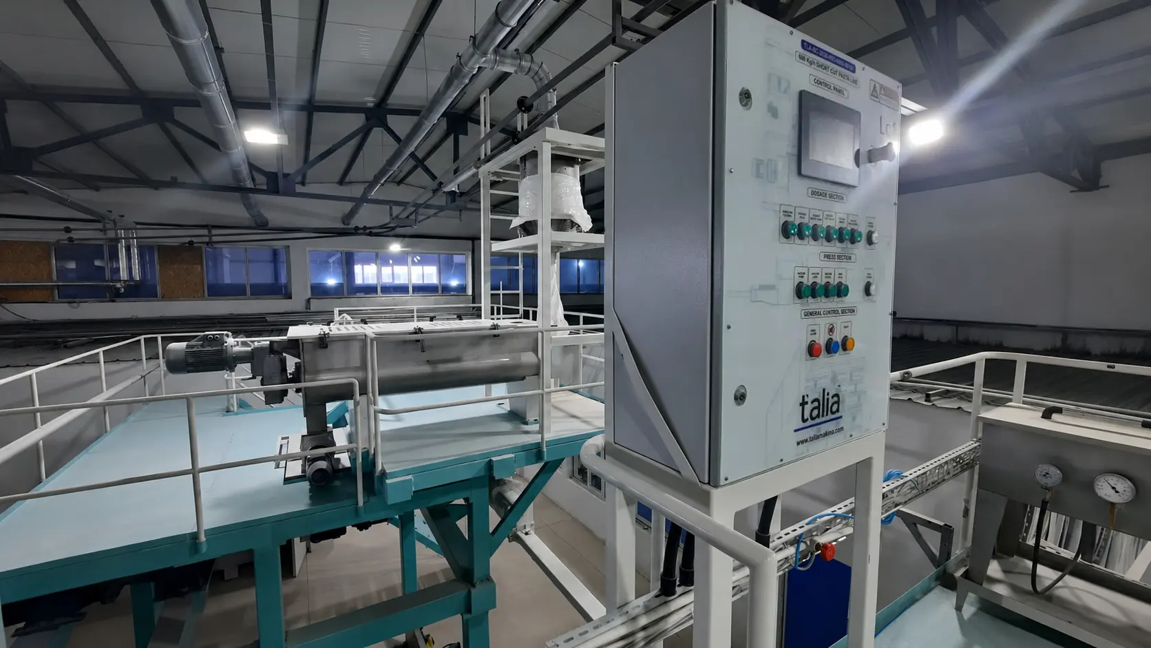 Linha de produção de macarrão instalada no Turcomenistão 2