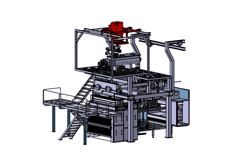 Raw Material Feeding — technical drawing