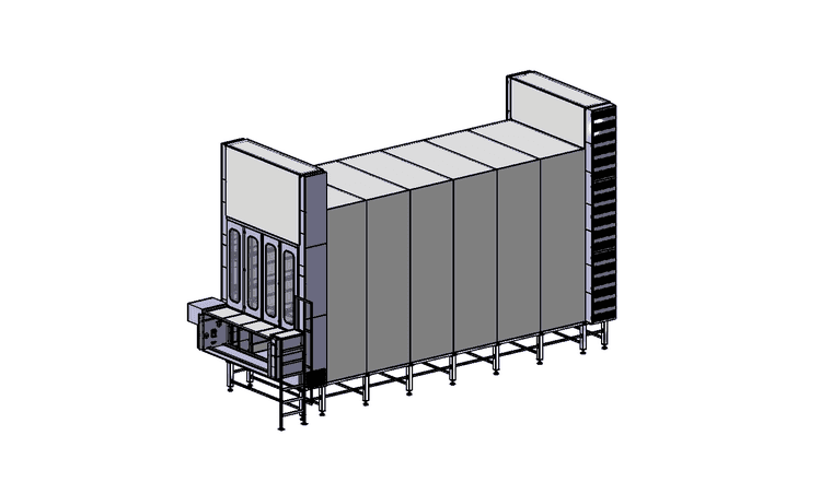 Silo / Stick Holding Area — technical drawing