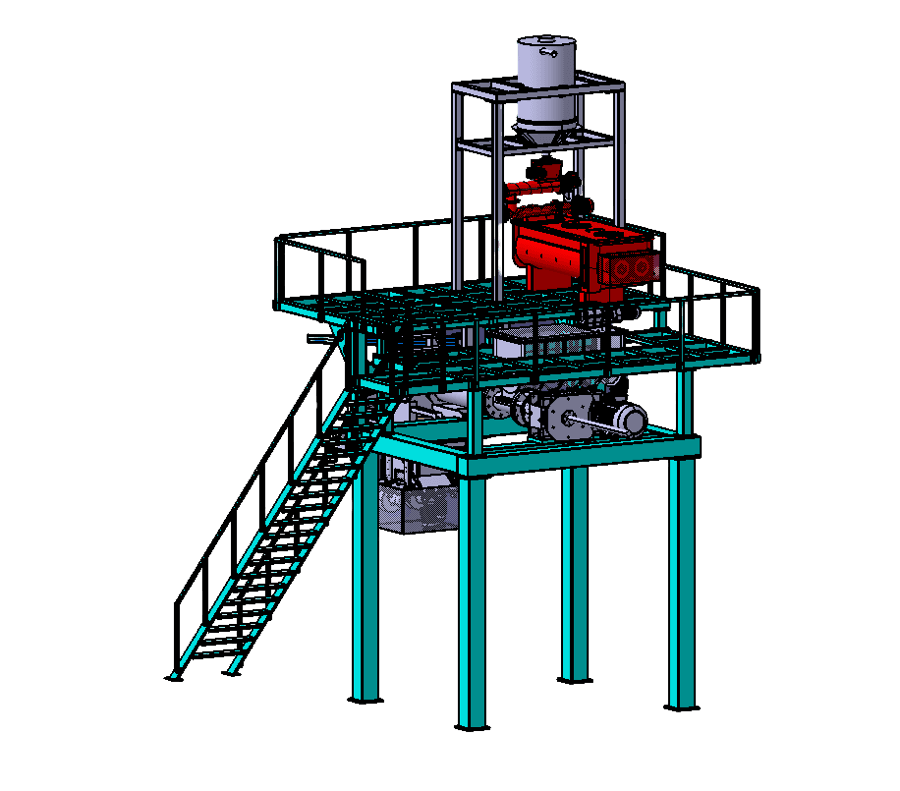 Dosing & Mixing — technical drawing