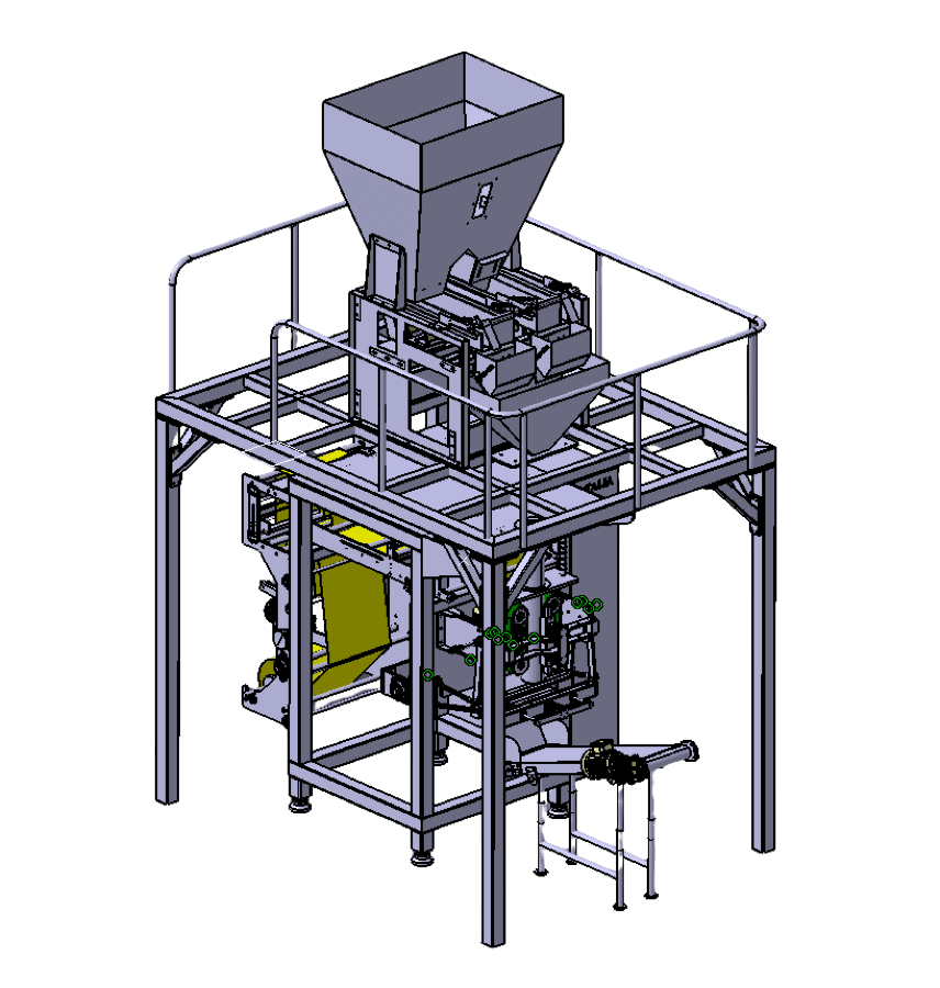 Packaging (optional) — technical drawing